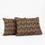 Pair of Custom Lumbar Cushions From Vintage African Kuba Cloth For Sale - Image 12 of 12