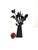 One-of-a-kind sculptural arrangement, masterfully forged by hand. A dramatic bouquet of meticulously detailed wrought iron...