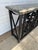 Green Vintage Mediterranean Wrought Iron Console Table With Stone Top For Sale - Image 8 of 16