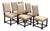 Restoration Hardware Empire Parsons Back Dining Chairs, Set of Six For Sale