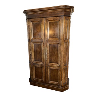Century Furniture Wooden Armoire For Sale