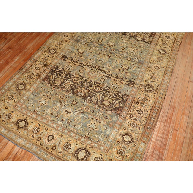 Early 20th Century Antique Persian Bidjar Intermediate Rug For Sale - Image 5 of 10