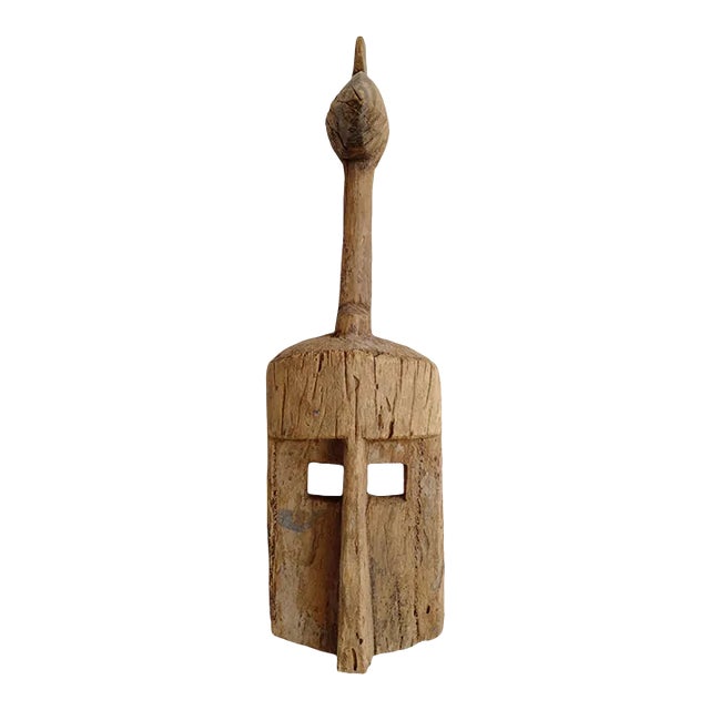 Vintage Dogon Mali Bird Wood Mask For Sale