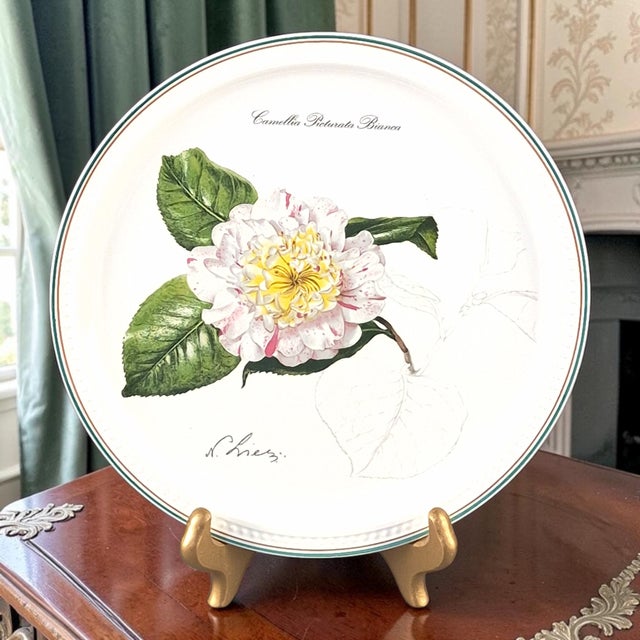 This collectable Villeroy & Boch wall plate features a beautiful floral design in pale pink and white, making it a...