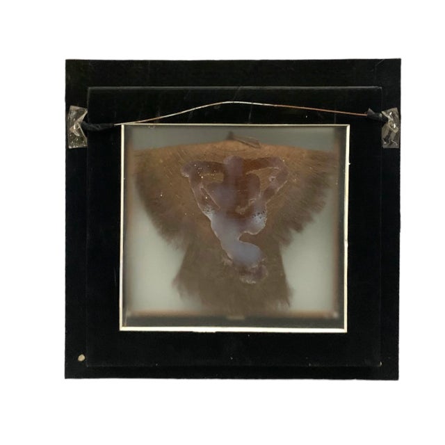 Early 20th Century Antique Chinese Youth Raincoat Cape, Professionally Framed, 28.5"w For Sale In Tulsa - Image 6 of 6