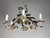 French Country Italian Tole Six-Light Fruit-Form Chandelier With Polychrome Leaves For Sale - Image 3 of 6