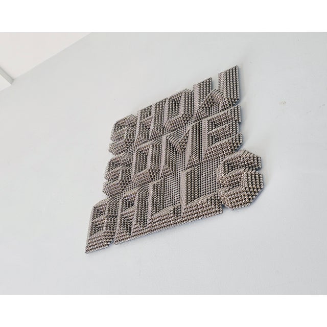 Wall Mounted Heavy Metal Sculpture from Jan Paul For Sale - Image 12 of 18