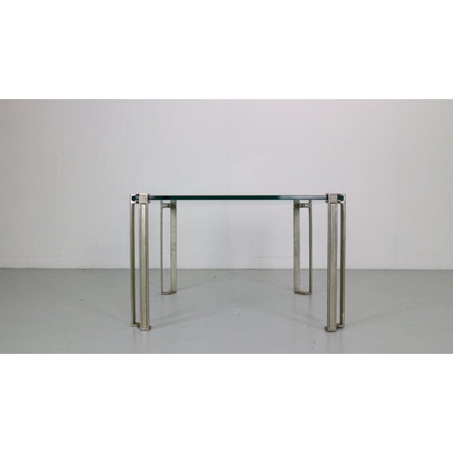 Square Glass Coffee Table by Peter Ghyczy for Ghyzcy, 1970s For Sale - Image 9 of 18