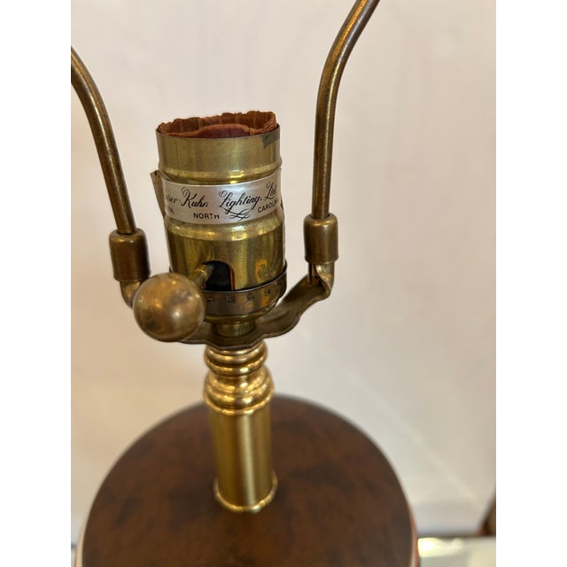 1950s Monumental Chinoiserie Famille Noir Style Pair of Table Lamps by Frederick Cooper - a Pair For Sale - Image 16 of 18