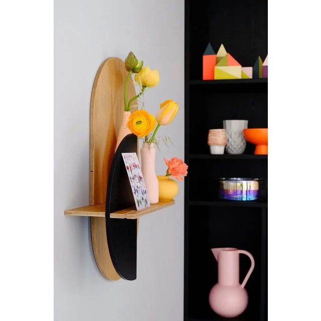 Alba M Wall Shelf in Oak by Daniel García Sánchez for Woodendot For Sale - Image 4 of 6