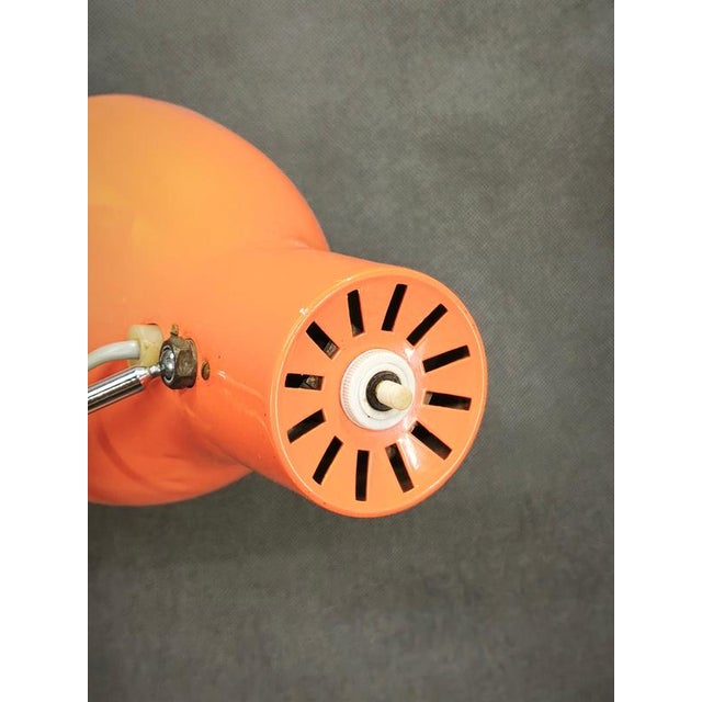 Gold Orange Table Lamp by Josef Hůrka for Napako, Czechoslovakia, 1960s For Sale - Image 8 of 13