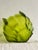 Mid-Century Modern Vintage Viking Art Glass "Epic Stockholm" Spiked Lotus Bowl in Green For Sale - Image 3 of 3