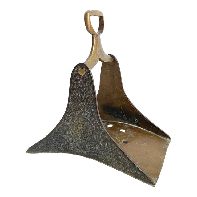 Antique Patina’d Brass Horse Stirrup Equestrian Bookend For Sale