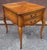 Brown Mid 20th Century Weiman Mid Century Provincial Bookmatched Top Fruitwood Side Table For Sale - Image 8 of 15