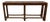 Asian Inspired Faux Tortoise Shell Console Table For Sale