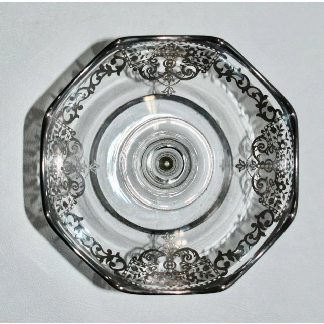 Vintage Petite Art Nouveau Style Compote/Candy Dish For Sale - Image 4 of 13