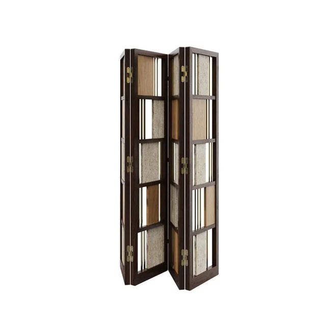 Wordsworth Folding Screen from Wood Tailors Club For Sale - Image 4 of 9