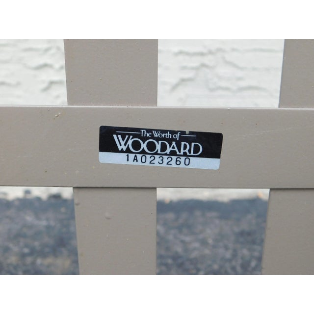 Woodard Sculptur Patio Ottomans - a Pair For Sale - Image 12 of 12