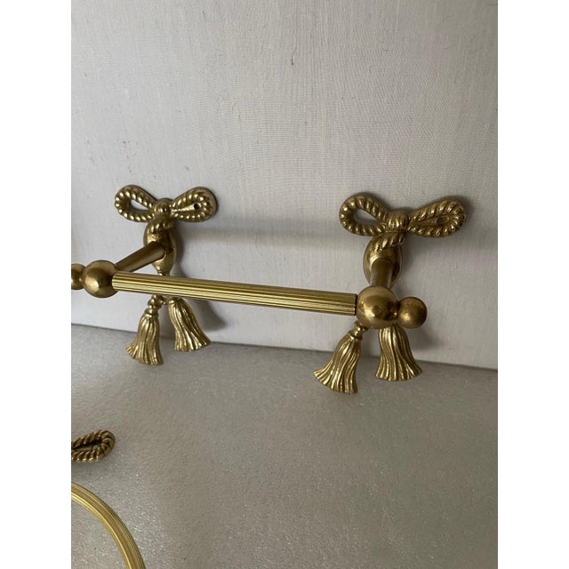 Knot Bathroom Set, 1950s, Set of 3, in Very Good conditions. Designed 1950 to 1959