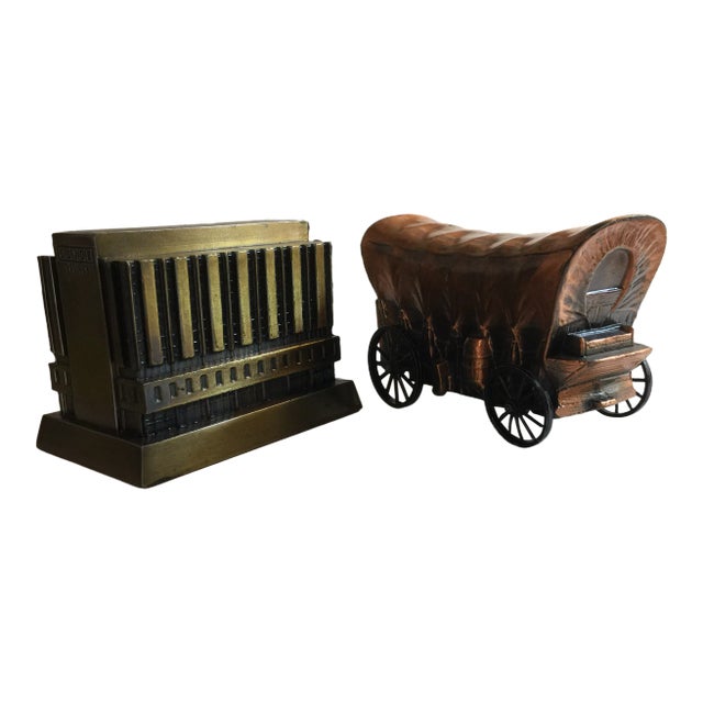 1960s Vintage Americana Savings Banks - a Pair For Sale