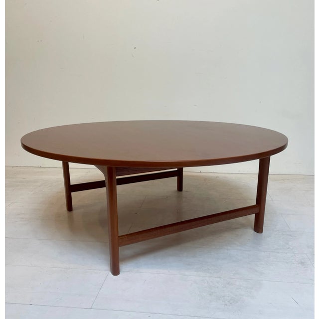 Folke Ohlsson 1960s Teak Coffee Table, Attributed to Folke Ohlsson for Dux For Sale - Image 4 of 7