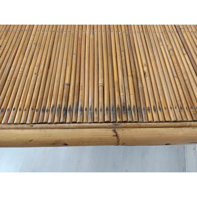 Vintage Rattan Table, 1950s For Sale - Image 16 of 18
