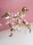 French Bronze Chandelier with Violet Crystals, 1970s For Sale - Image 3 of 11