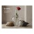 Sculptural Crystal Vase With Natural Stone – One of a Kind Coffee Table Art For Sale
