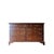 Mid-Century 9-Drawer Lowboy Dresser, Brown Matte Lacquer, Polished Brass Hardware For Sale - Image 10 of 11