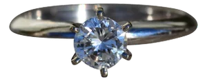 The Yorkville: Ladies 14K Solitaire Engagement Ring set with 0.50 CT Diamond