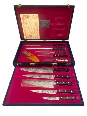 1976 j.a. Henckels America’s Bicentennial Knife Set Limited Edition - 10 pcs with case