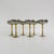 Mid-Century Italian Stainless Steel and Brass Champagne Coupes, 1970s, Set of 6 For Sale - Image 14 of 14