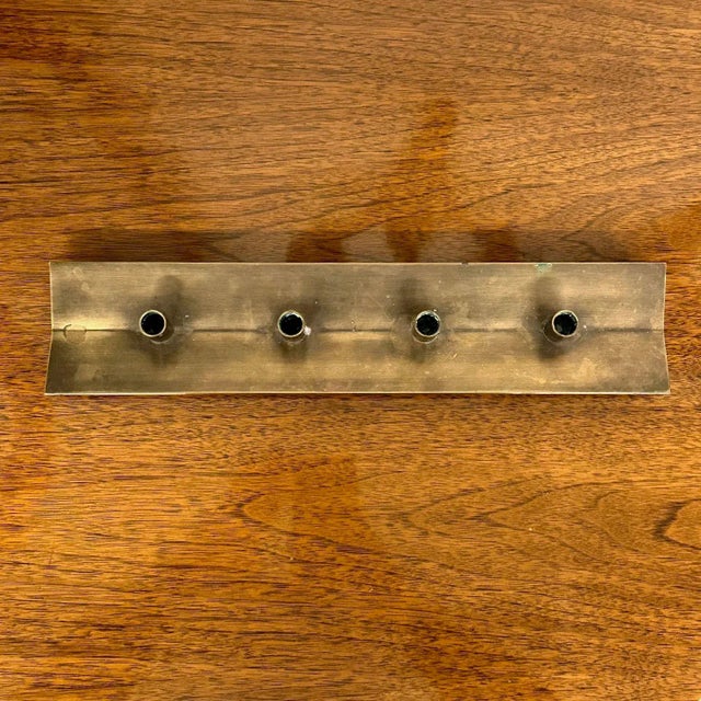 Pierre Forsell, Skultana, Swedish Mid-Century Modern Candle Holder, Brass, 1960s For Sale In New York - Image 6 of 9