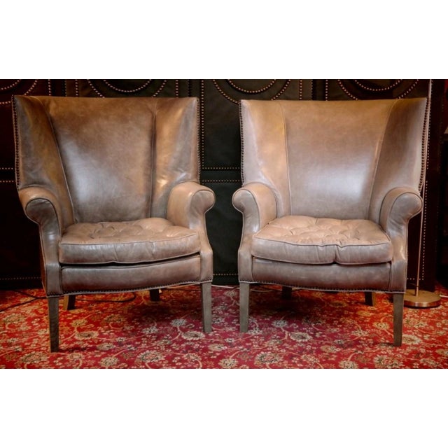 Vintage Leather Chairs from Ralph Lauren, 2010s, Set of 2 For Sale - Image 15 of 15