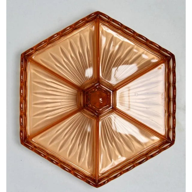 Glass Art Deco Aperitif Tray from Val Saint Lambert, 1935 For Sale - Image 7 of 8