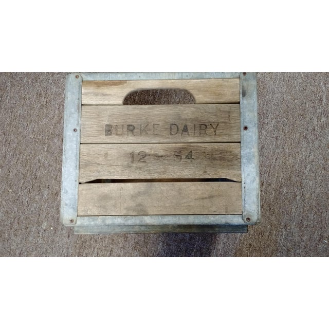 Antique Wooden Milk Crate Chairish