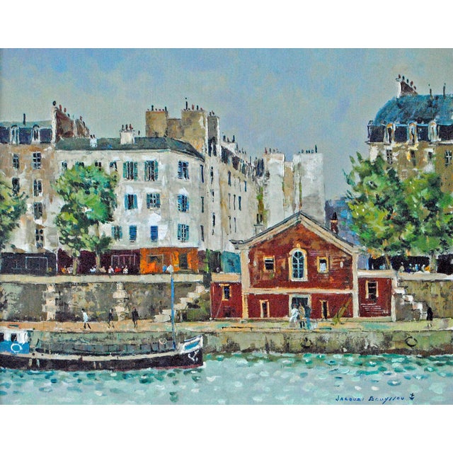 Original oil on canvas painting by French Artist Jacgues Bouyssou (1926-1997) In 1987 he was given the supreme compliment...