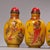 Set of 4 Antique Yellow Glass Snuff Bottles With Four Beauties, 480g Total For Sale In Los Angeles - Image 6 of 8