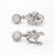 Mid 20th Century Mid 20th Century Pair of Gia Certified 5.00 Carat Weight Diamond Vintage Old European Platinum Earrings For Sale - Image 5 of 6