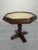 Vintage Octagonal Table with Drawers and Brass Top, 1920s For Sale - Image 4 of 18