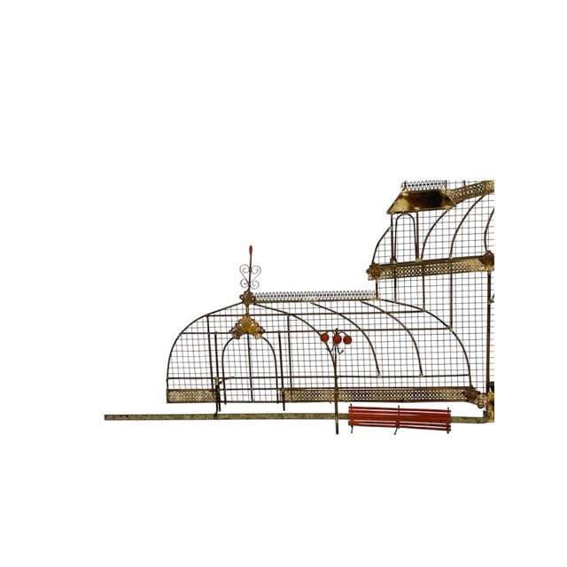 Mid 20th Century Curtis Jere Architectural Wall Art Extra Large Wall Art Centerpiece Mid 20th Century Modern Wall Sculpture Conservatory of Flowers San Francisco For Sale - Image 5 of 11