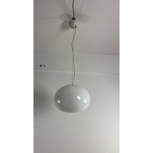 Murano Glass Spiral Pendant Lamp from De Majo, 1960s For Sale - Image 14 of 16