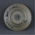 1940s Blue and White Porcelain Plate With Figure and Beast Motif For Sale - Image 4 of 5