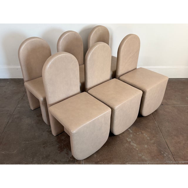 Modern Leather Dining Chairs by Cuff Studio For Sale - Image 13 of 18