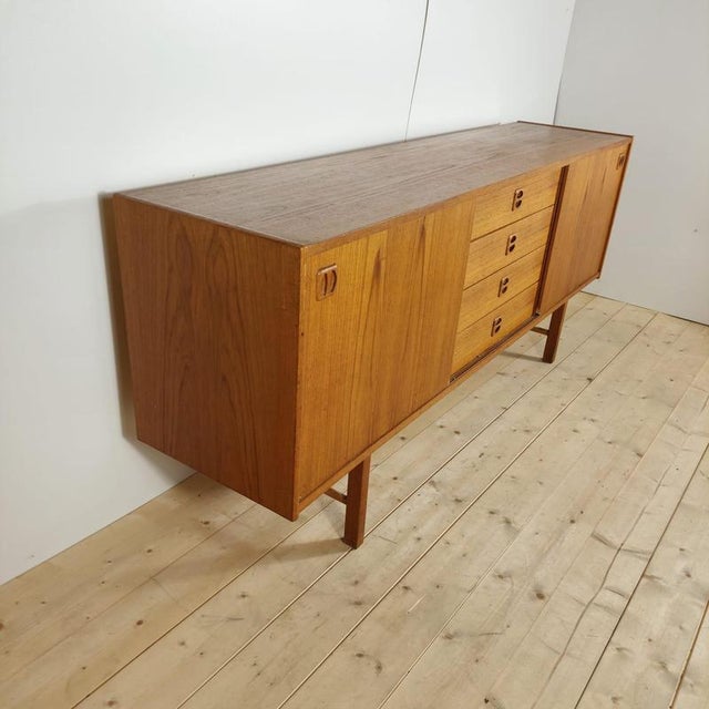 Vintage Danish Sideboard in Teak, 1960s For Sale - Image 6 of 8