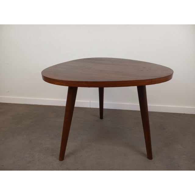Wood Tripod Side Table, 1950s For Sale - Image 10 of 14