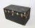 Black 1930s Vintage Wood Steamer Trunk For Sale - Image 8 of 8