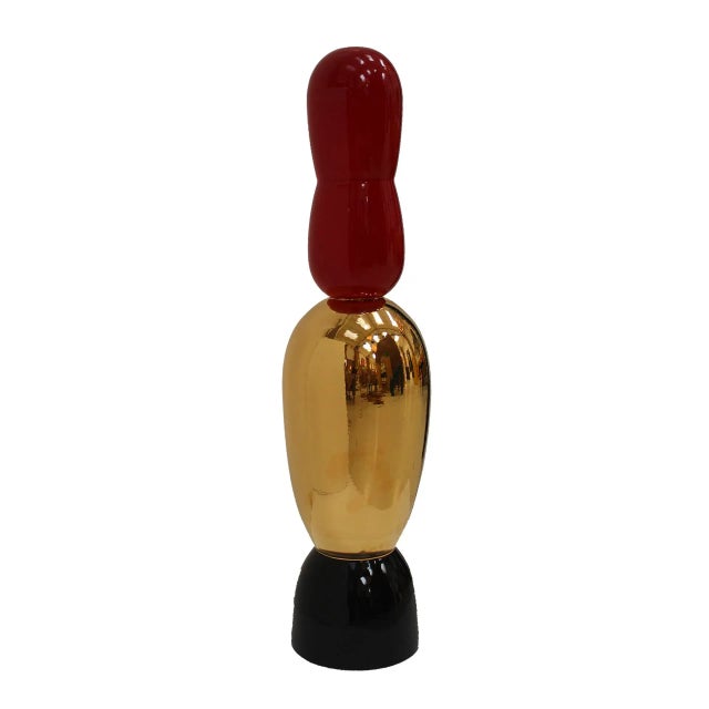 2000 - 2009 Gold/Red/Black Totem by Alessandro Mendini, Italy, 1970s For Sale - Image 5 of 5