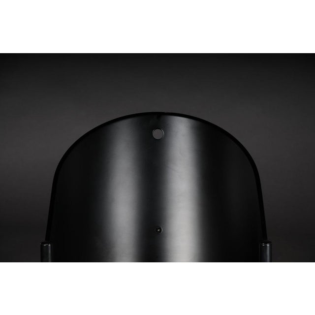 Designer armchair Philippe Strack, black. Black armchair or armchair model Pratfall designed by Philippe Starck. Please...