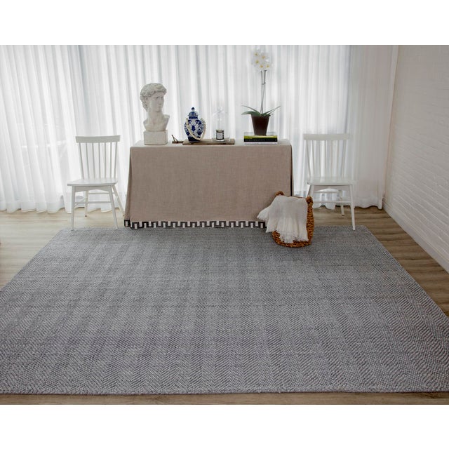 Textile Erin Gates by Momeni Ledgebrook Washington Grey Hand Woven Polyester Area Rug 2' X 3' For Sale - Image 7 of 7